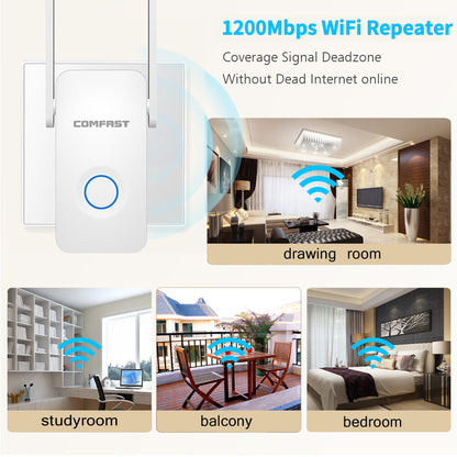 1200Mbps Extender Antenna Router Booster  WiFi Extender Repeater